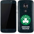 NBA Boston Celtics Black Secondary Logo Moto E5 Play Skin